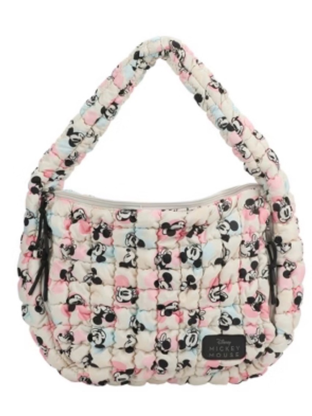 Mickey Mouse Quilted Ruched Tote